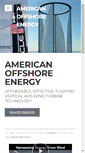 Mobile Screenshot of americanoffshoreenergy.com